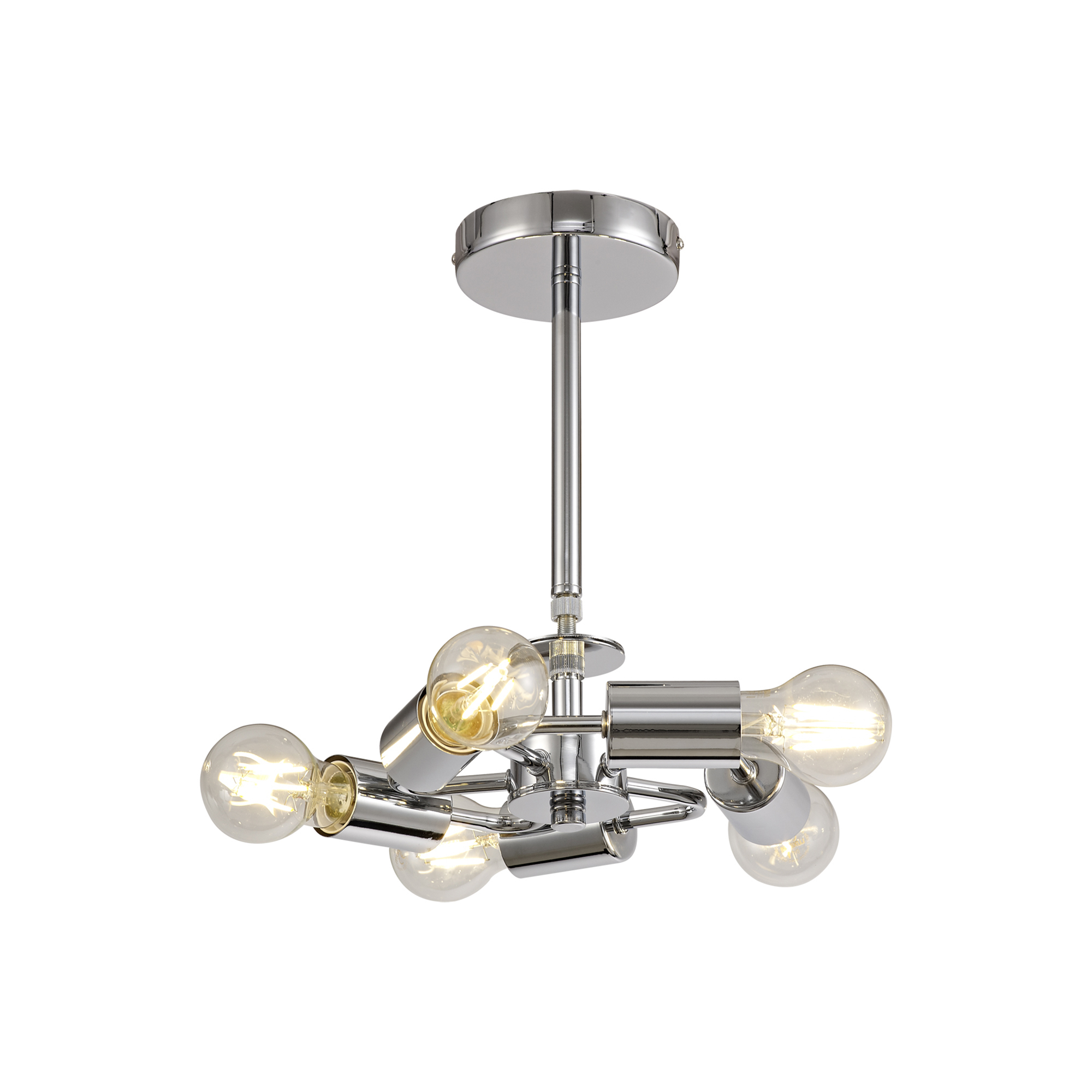 Baymont PC Ceiling Lights Deco Semi Flush Fittings